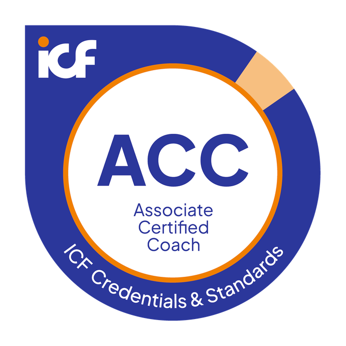 ICF Associate Certified Coach credential badge